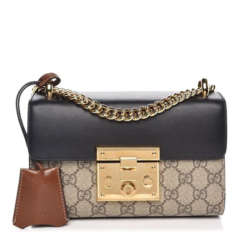 gucci padlock bag - black|authentic gucci padlock bag.